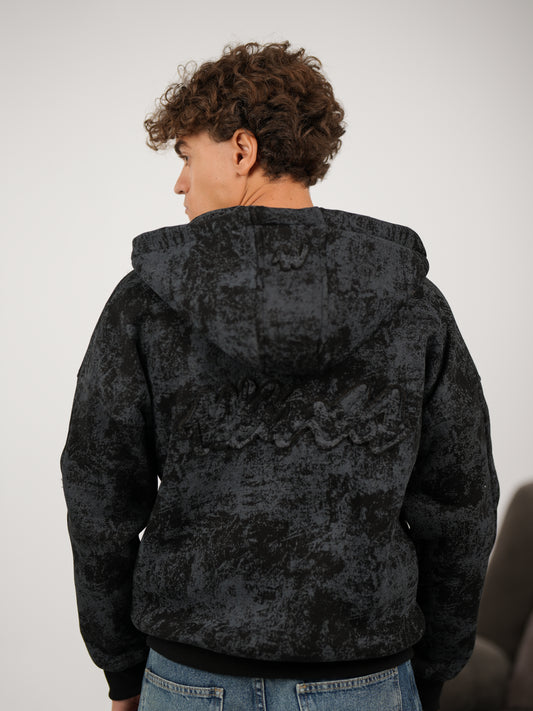 WNS BLACK ZIP-HOODIE