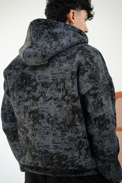 WANAS BLACK ZIP-HOODIE