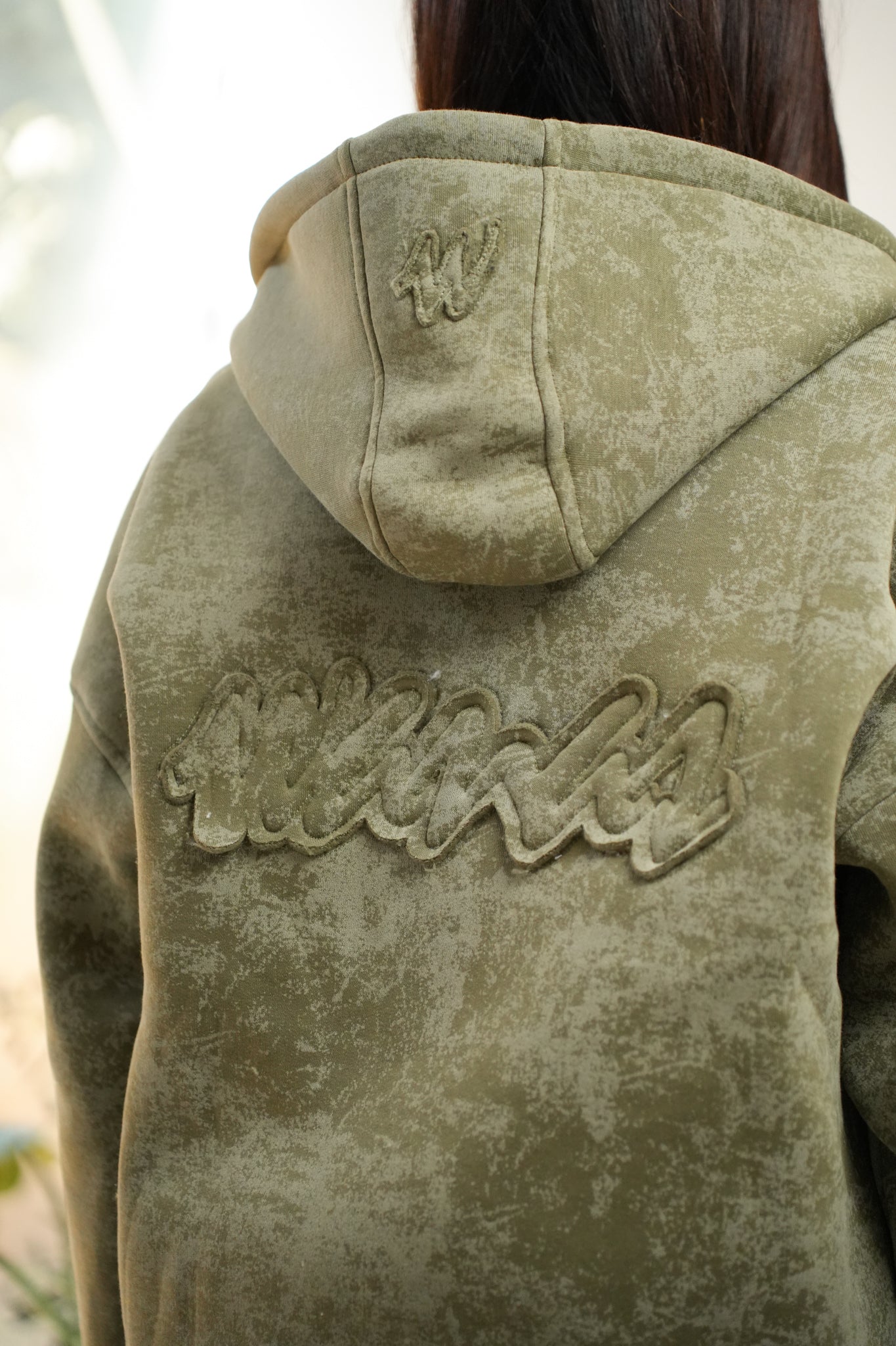 WANAS OLIVE ZIP-HOODIE