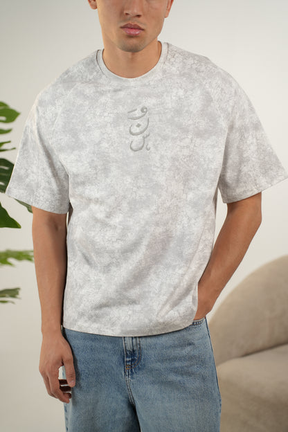 BOXY WNS GREY TEE