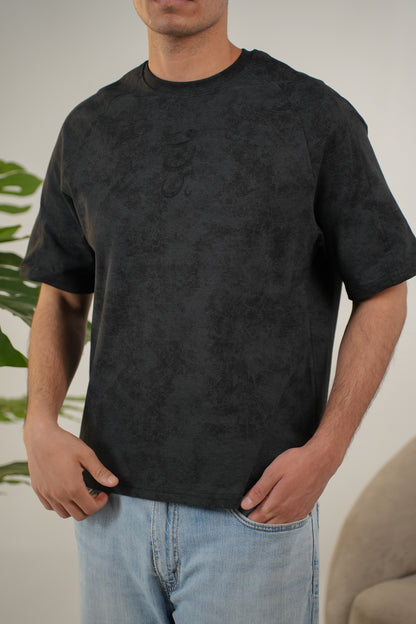 BOXY WNS BLACK TEE