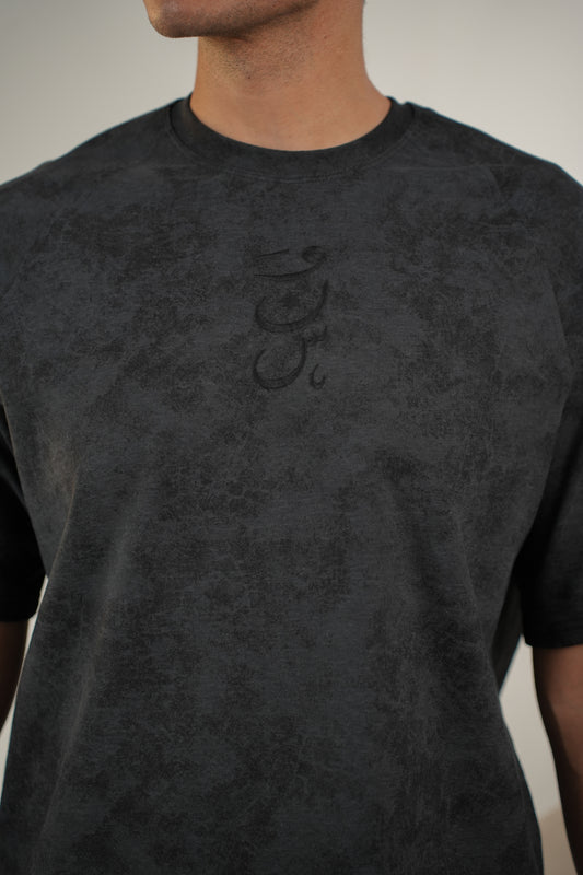 BOXY WNS BLACK TEE