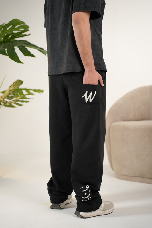 LIGHTWEIGHT BLACK SWEATPANT