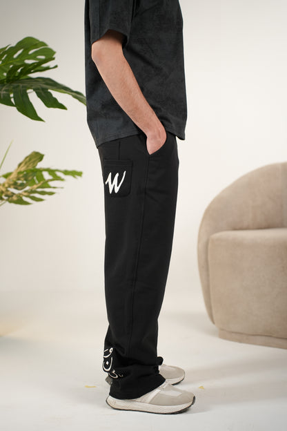 LIGHTWEIGHT BLACK SWEATPANT
