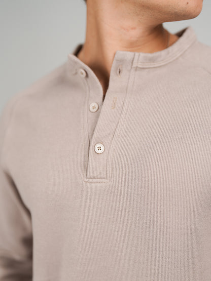WNS GREY HENLEY