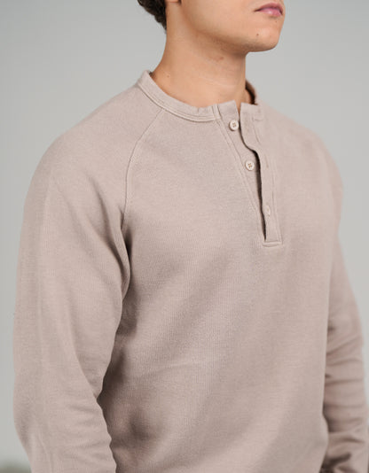 WNS GREY HENLEY