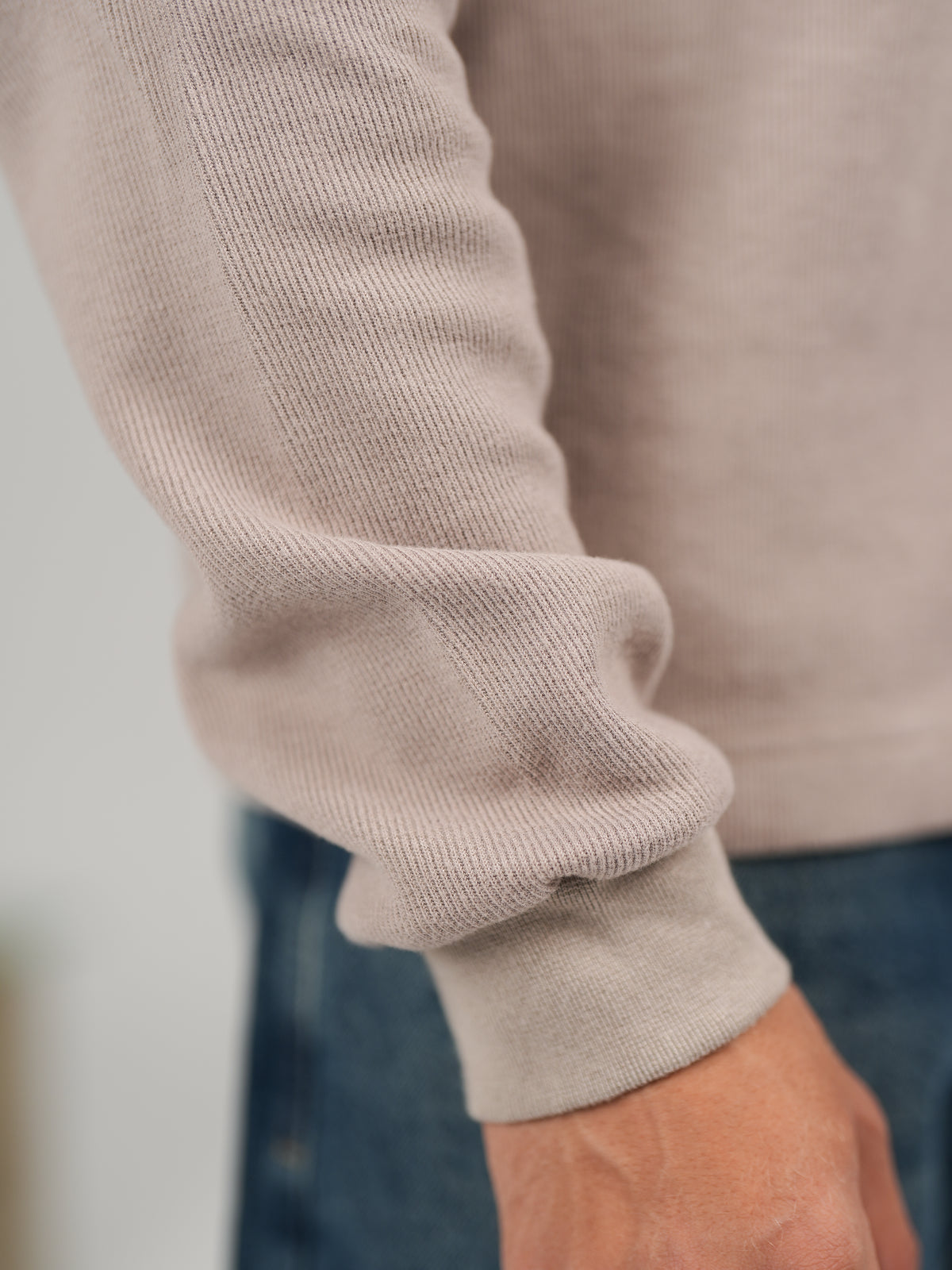 WNS GREY HENLEY