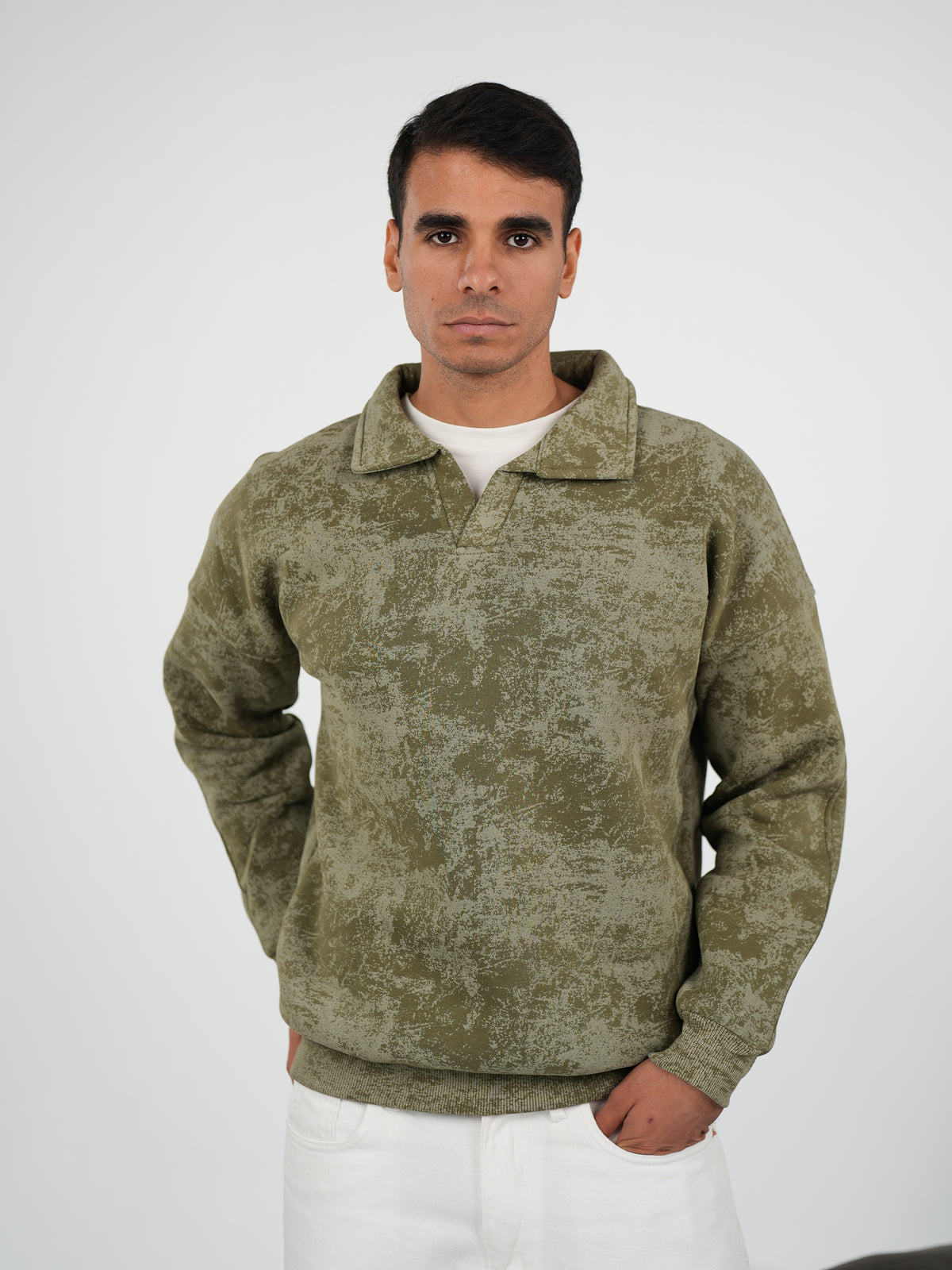 WNS OLIVE POLO