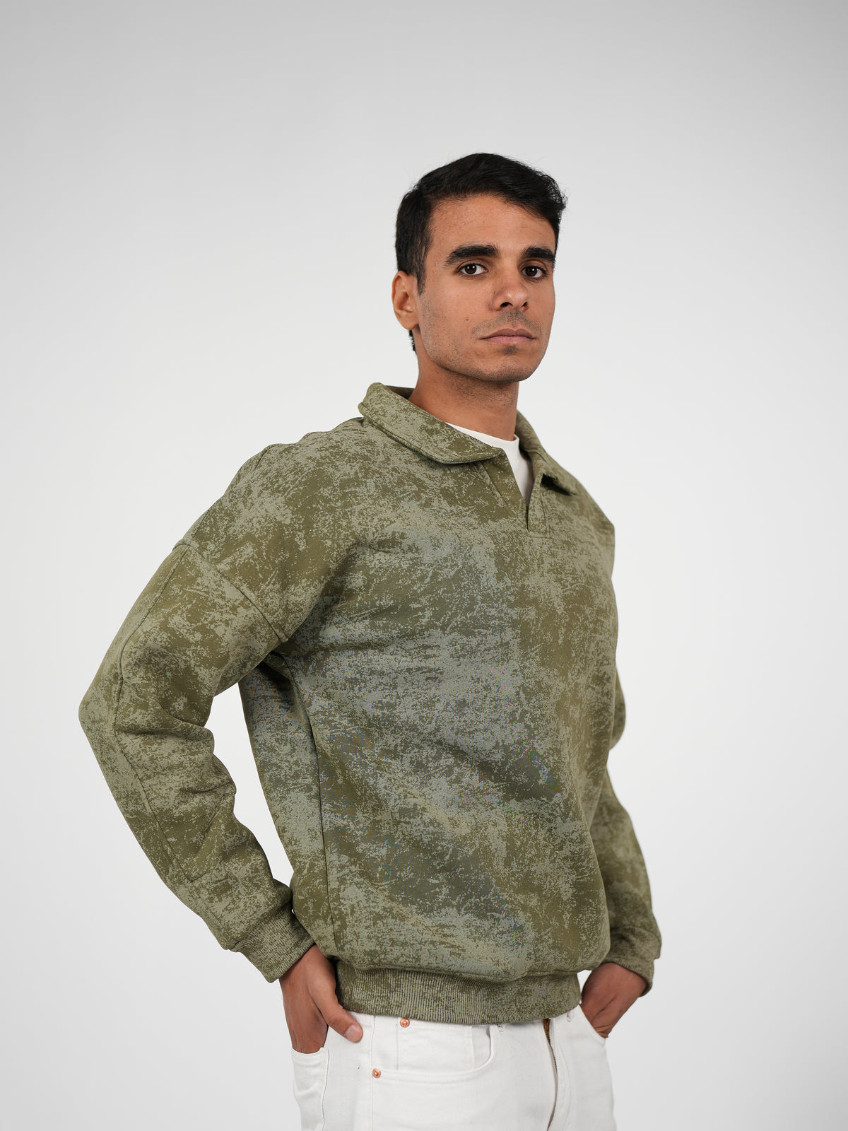 WNS OLIVE POLO