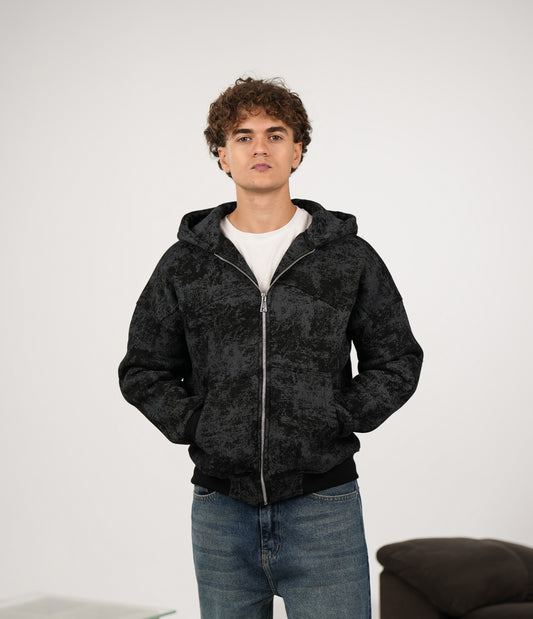 WNS BLACK ZIP-HOODIE