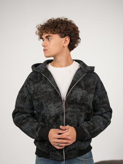 WNS BLACK ZIP-HOODIE