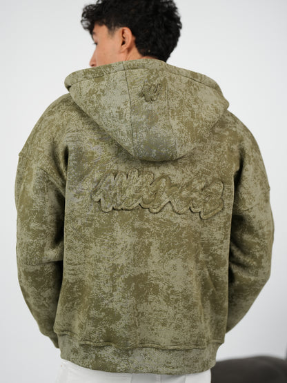 WNS OLIVE ZIP-HOODIE