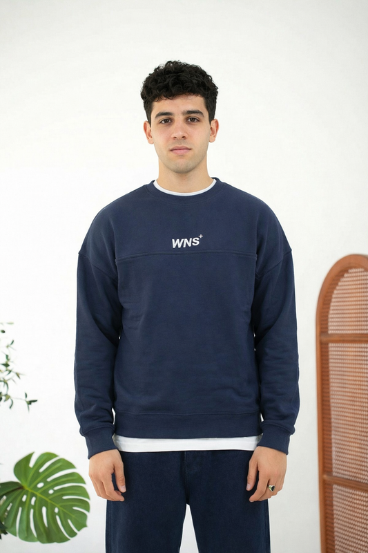 WANAS NAVY CREWNECK